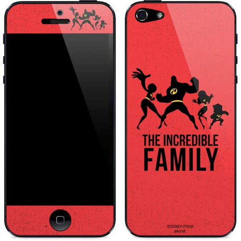 Disney The Incredibles Family Sillhouette iPhone 5/5s/5SE Skin