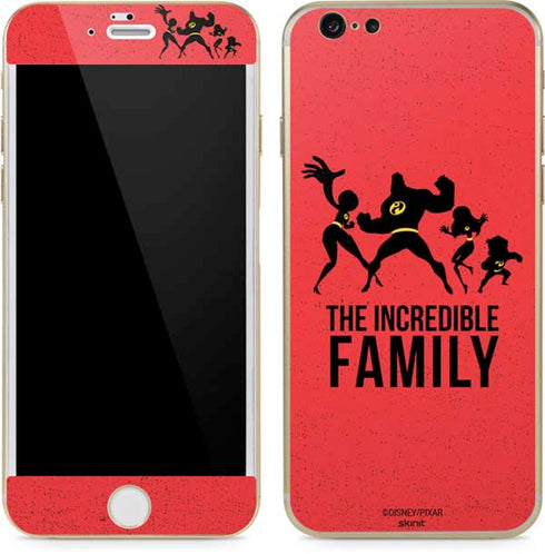 Disney The Incredibles Family Sillhouette iPhone 6/6s Skin