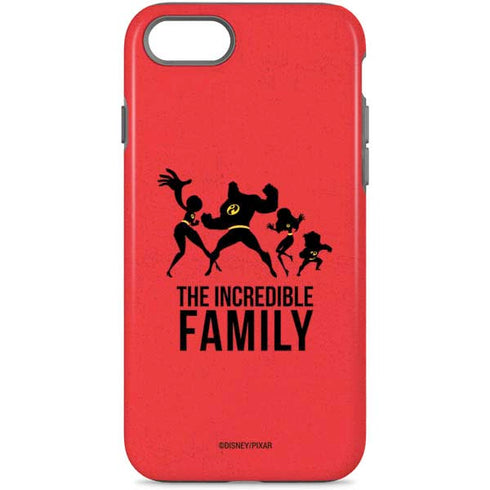 Disney The Incredibles Family Sillhouette iPhone 8 Pro Case