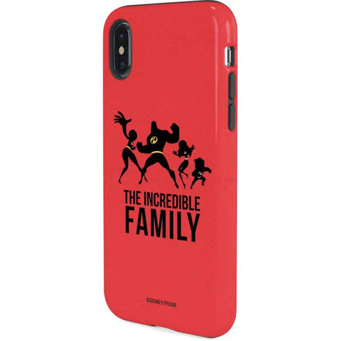 Disney The Incredibles Family Sillhouette iPhone X Pro Case