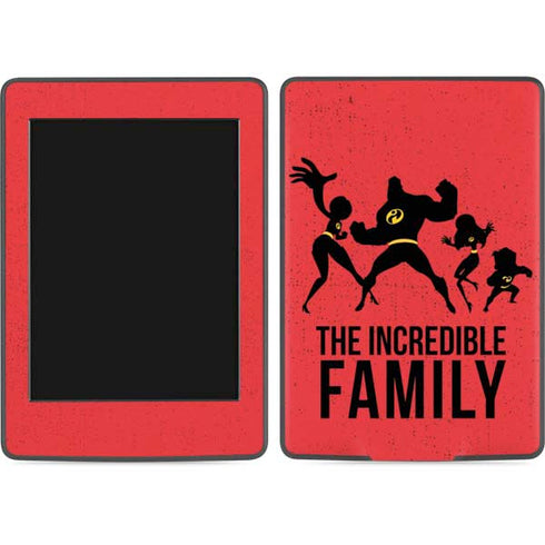 Disney The Incredibles Family Sillhouette Amazon Kindle Skin