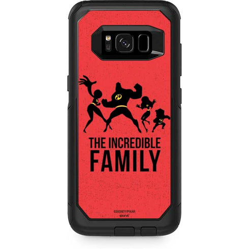 Disney The Incredibles Family Sillhouette Otterbox Commuter Galaxy Skin