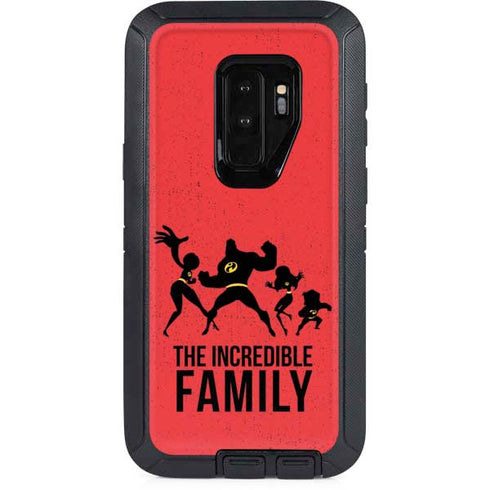 Disney The Incredibles Family Sillhouette Otterbox Defender Galaxy Skin