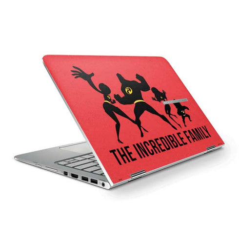 Disney The Incredibles Family Sillhouette HP Spectre Skin