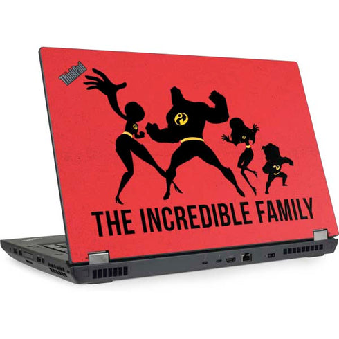 Disney The Incredibles Family Sillhouette Lenovo ThinkPad Skin