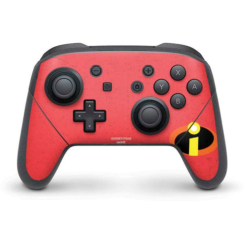 Disney The Incredibles Main Logo Nintendo Switch Pro Controller Skin