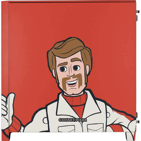 Disney Toy Story Duke Caboom Corsair 4000D Tempered Glass Mid-Tower ATX Case Skin