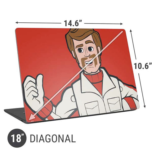 Disney Toy Story Duke Caboom Universal Laptop 18in (14.6 x 10.6in) Skin