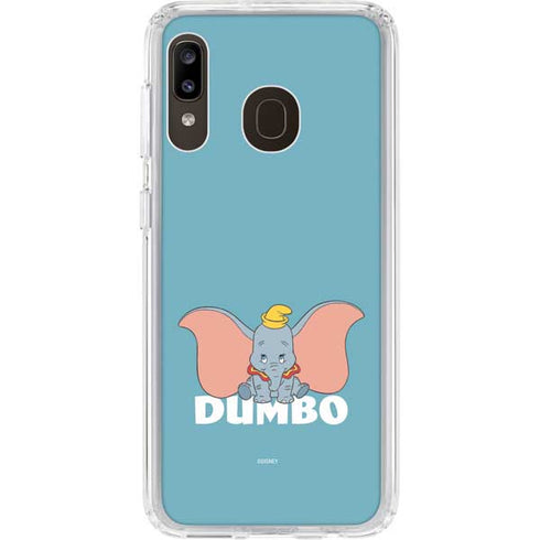 Disney Dumbo Baby Elephant pose Galaxy A20 Clear Case