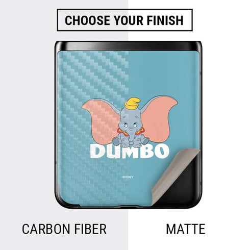 Disney Dumbo Baby Elephant pose Galaxy Z Flip Skin