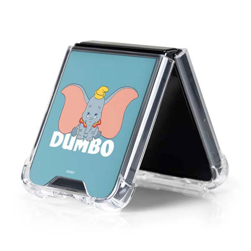 Disney Dumbo Baby Elephant pose Galaxy Z Flip5 5G Clear Case