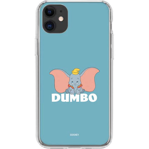 Disney Dumbo Baby Elephant pose iPhone 11 Clear Case
