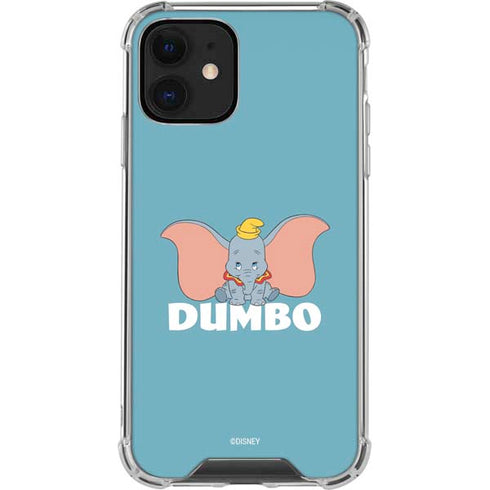 Disney Dumbo Baby Elephant pose iPhone 12 Clear Case