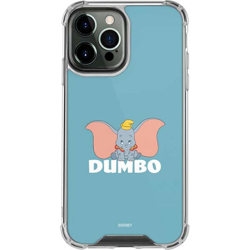 Disney Dumbo Baby Elephant pose iPhone 14 Pro Max Clear Case