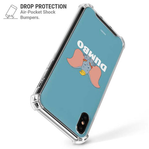 Disney Dumbo Baby Elephant pose iPhone XS Max Clear Case