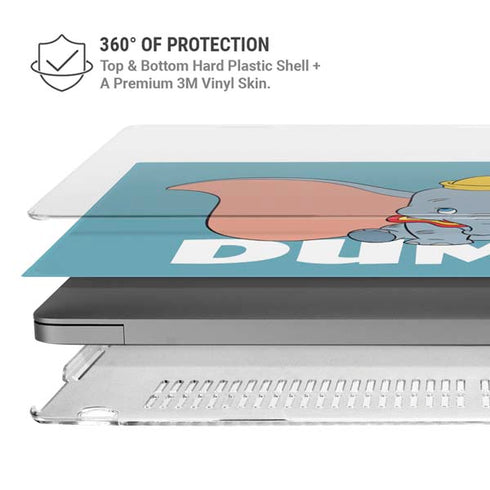Disney Dumbo Baby Elephant pose MacBook Pro 16in (2021-25) Case plus Skin
