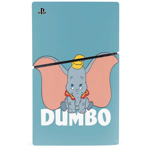 Disney Dumbo Baby Elephant pose PS5 Slim Disk Console Skin