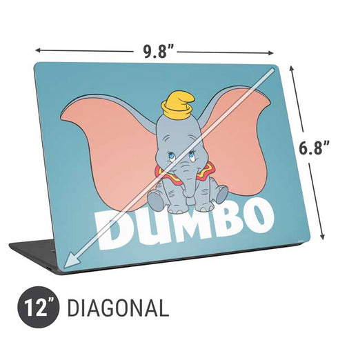 Disney Dumbo Baby Elephant pose Universal Laptop 12in (9.8 x 6.8in) Skin