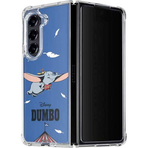 Disney Dumbo Classic Flying Elephant Galaxy Z Fold5 5G Clear Case