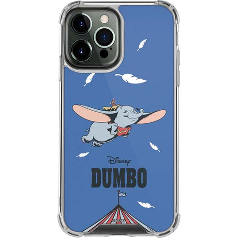 Disney Dumbo Classic Flying Elephant iPhone 14 Pro Max Clear Case