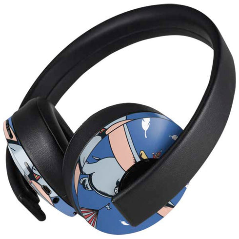 Disney Dumbo Classic Flying Elephant PlayStation 4 Gold Wireless Headset Skin