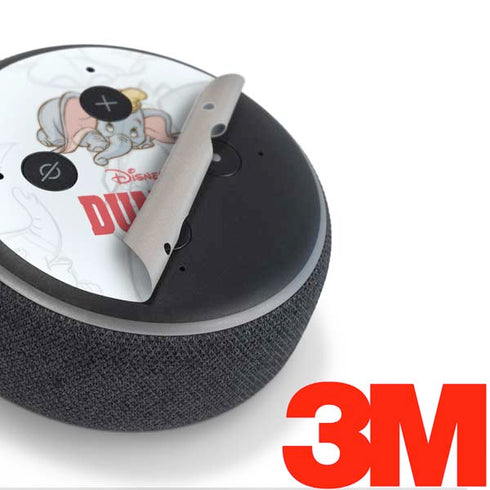 Disney Dumbo Classic sketched portrait Amazon Echo Dot Skin