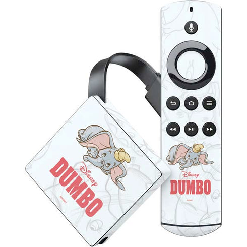 Disney Dumbo Classic sketched portrait Amazon Fire TV Skin