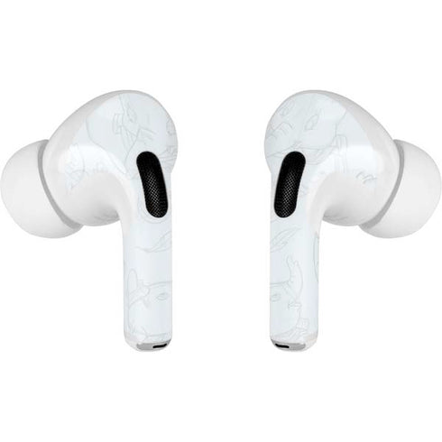 Disney Dumbo Classic sketched portrait Apple AirPods Pro Skin