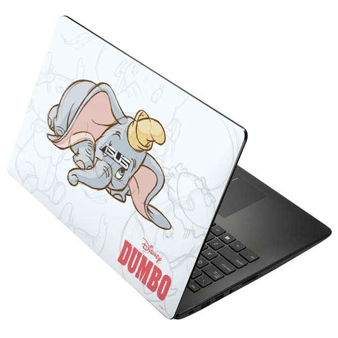 Disney Dumbo Classic sketched portrait Asus X502CA 15.6 Skin