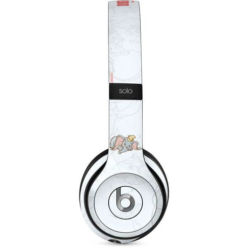 Disney Dumbo Classic sketched portrait Beats Solo 2 Wired Skin