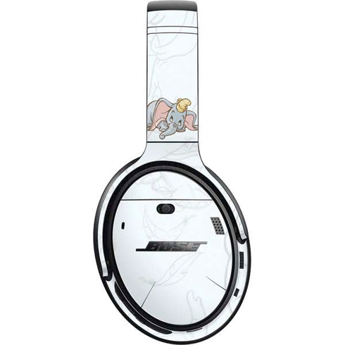 Disney Dumbo Classic sketched portrait Bose QuietComfort 35 Headphones Skin