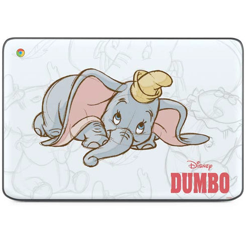 Disney Dumbo Classic sketched portrait HP Chromebook Skin