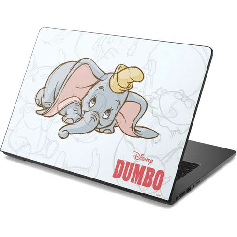 Disney Dumbo Classic sketched portrait Dell Chromebook Skin