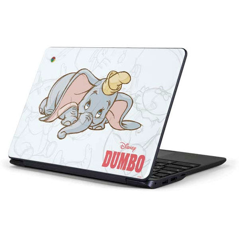 Disney Dumbo Classic sketched portrait Samsung Chromebook Skin