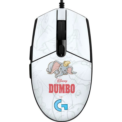 Disney Dumbo Classic sketched portrait G203 Prodigy RGB Wired Gaming Mouse Skin