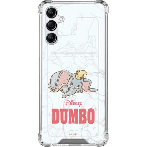 Disney Dumbo Classic sketched portrait Galaxy A14 5G Clear Case