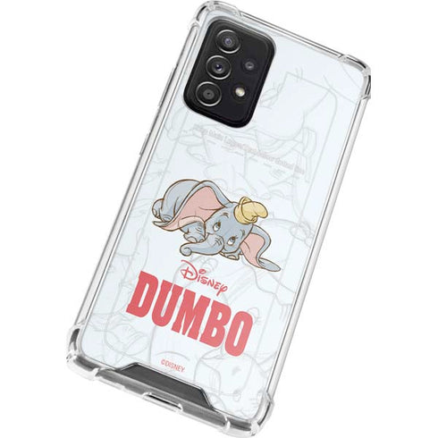 Disney Dumbo Classic sketched portrait Galaxy A52 5G Clear Case