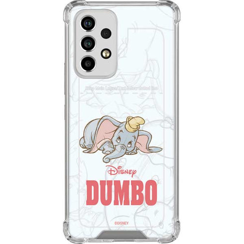 Disney Dumbo Classic sketched portrait Galaxy A53 5G Clear Case