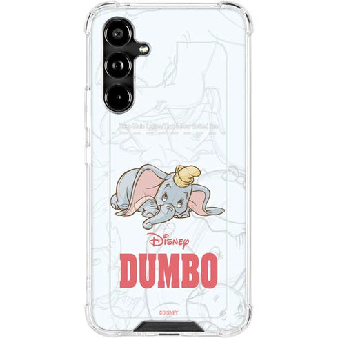 Disney Dumbo Classic sketched portrait Galaxy A54 5G Clear Case