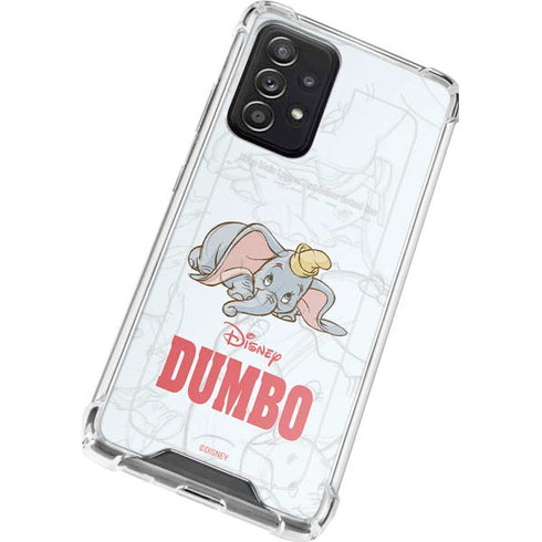 Disney Dumbo Classic sketched portrait Galaxy A72 5G Clear Case