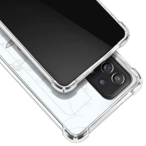 Disney Dumbo Classic sketched portrait Galaxy A72 5G Clear Case