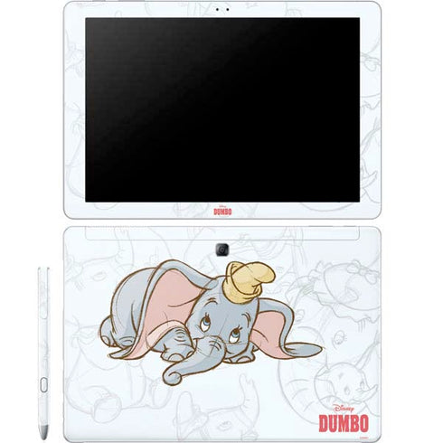 Disney Dumbo Classic sketched portrait Galaxy Book 12in Skin