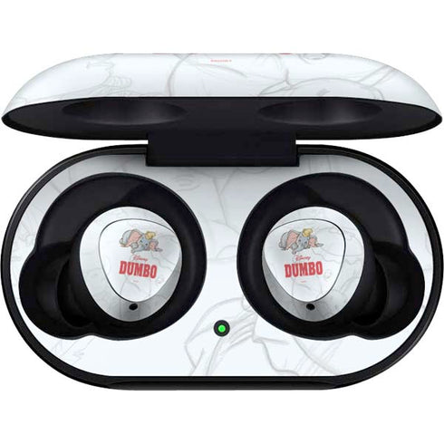 Disney Dumbo Classic sketched portrait Galaxy Buds Skin