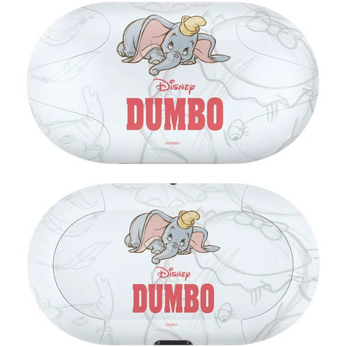 Disney Dumbo Classic sketched portrait Galaxy Buds Skin