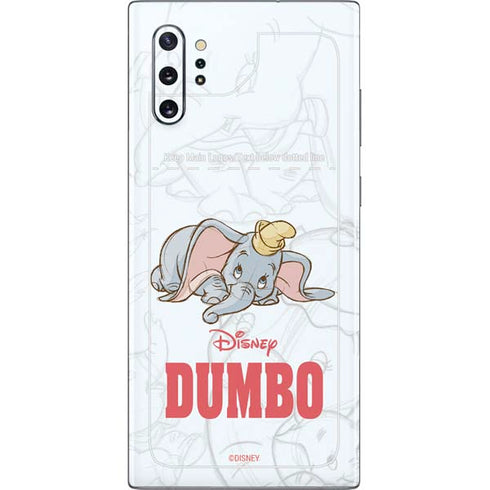 Disney Dumbo Classic sketched portrait Galaxy Note 10 Plus Skin