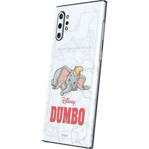 Disney Dumbo Classic sketched portrait Galaxy Note 10 Plus Skin