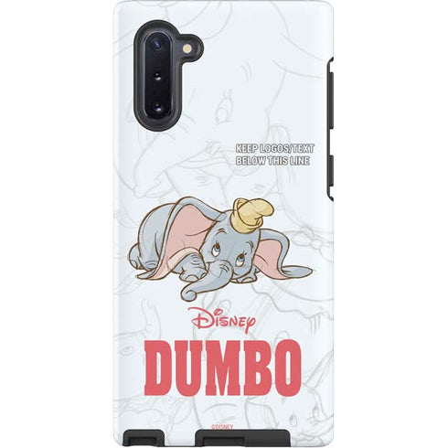 Disney Dumbo Classic sketched portrait Galaxy Note 10 Pro Case