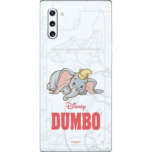 Disney Dumbo Classic sketched portrait Galaxy Note 10 Skin