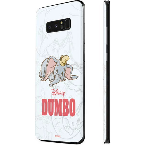 Disney Dumbo Classic sketched portrait Galaxy Note 8 Skin