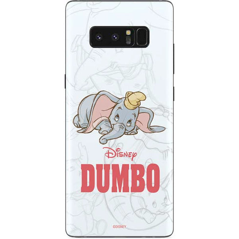 Disney Dumbo Classic sketched portrait Galaxy Note 8 Skin
